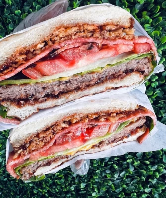 Sandwich At Underground Vegan In Birmingham
