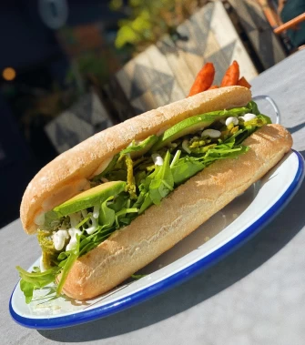 Sandwich At V Rev Vegan Diner In Manchester