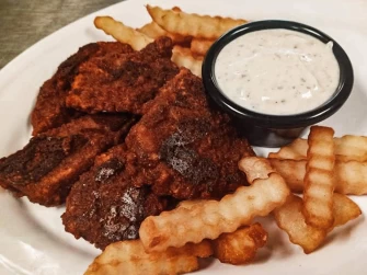 Mozzarella Cheeze sticks At Preference Vegan Cafe In Anchorage