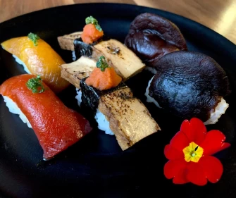 Vegan Food At Shizen Vegan Sushi Bar In San Francisco