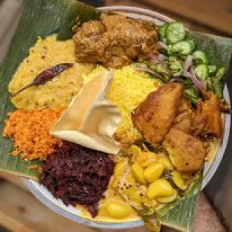 Rice & Curry Combo At Mirisata In Portland