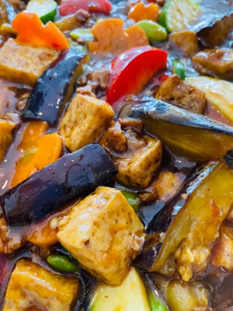 MIx Veg Curry  At Root Vegetarian In Cairns