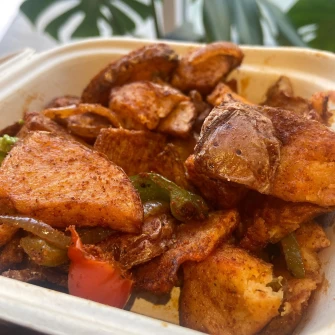 breakfast potatoes At Flore In Los Angeles