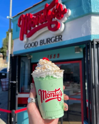Shake At Monty's Good Burger - Echo Park In Los Angeles