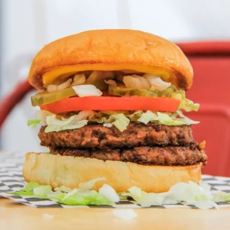 What-a-Vegan Burger At Cycle Dogs In Seattle