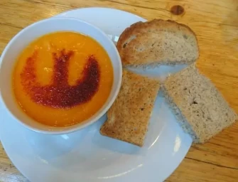 Soup of the Day At The Egg Cafe In Liverpool