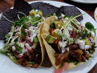 Taco special At Subia's Vegan Cafe In Jersey City