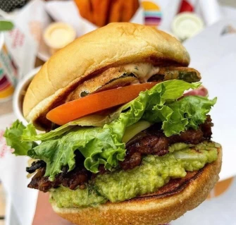 Burger At PLNT Burger In New York City