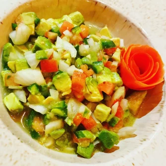 Salad At Ras Plant Based In Brooklyn