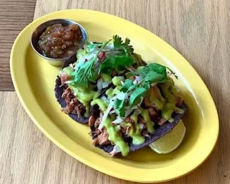 Palm Carnitas Tacos At Jajaja Mexicana - Williamsburg