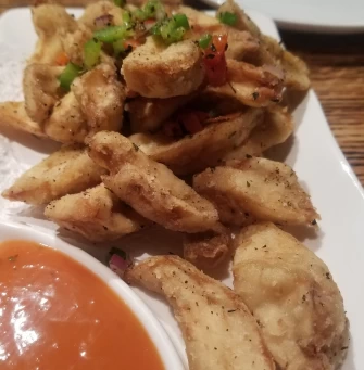Salt & Pepper King Oyster Mushrooms