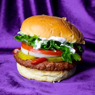 Vegan Burger At Wizard Burger In Albany