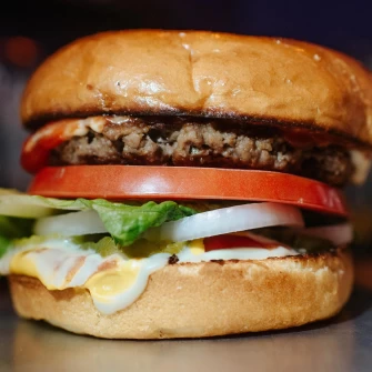 Vegan Burger At Wizard Burger In Albany