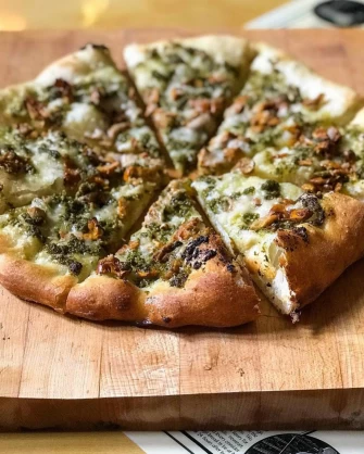 Vegan Pizza At Rock Hill Bakehouse Cafe In Glens Falls