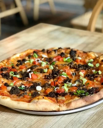 Vegan Pizza At Rock Hill Bakehouse Cafe In Glens Falls