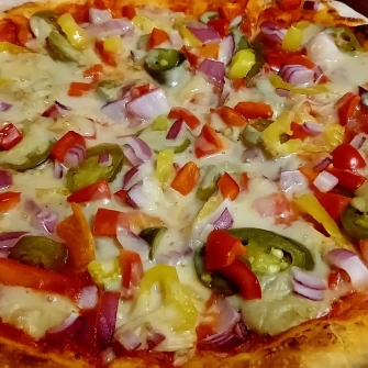 Vegan Pizza At Rock Hill Bakehouse Cafe In Glens Falls