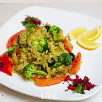 Paella At A Live Kitchen In Laurelton