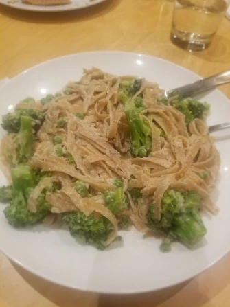 Broccoli Alfredo At A Live Kitchen In Laurelton