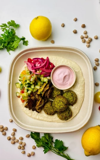Mixed Grill Hummus Bowl