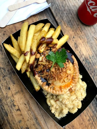 Vegan Food At Young Vegans Pie Shop In London