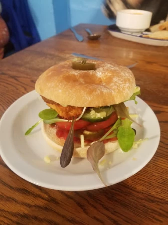 Vegetarian Food At The Blue Note Cafe In Glastonbury