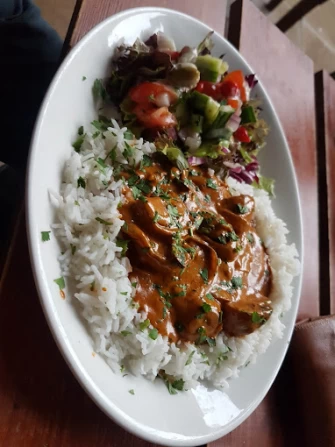 Vegetarian Food At The Blue Note Cafe In Glastonbury