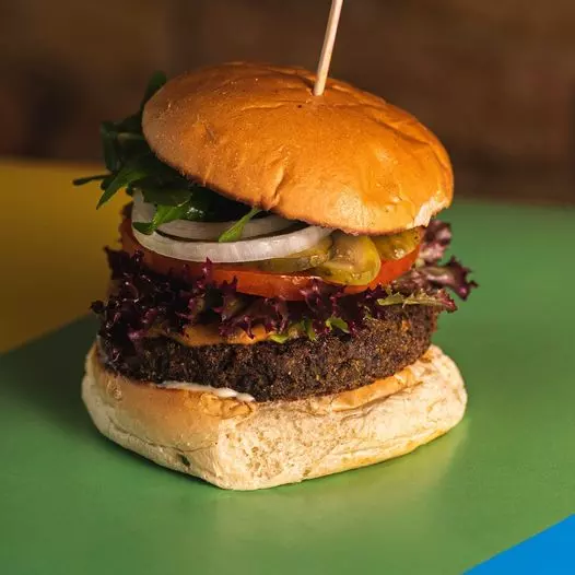 Burger At Lia's Kitchen In Berlin