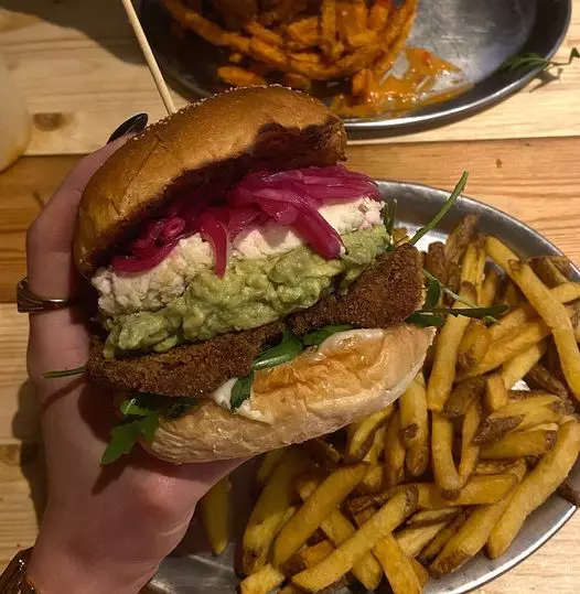 Burger At Lia's Kitchen In Berlin