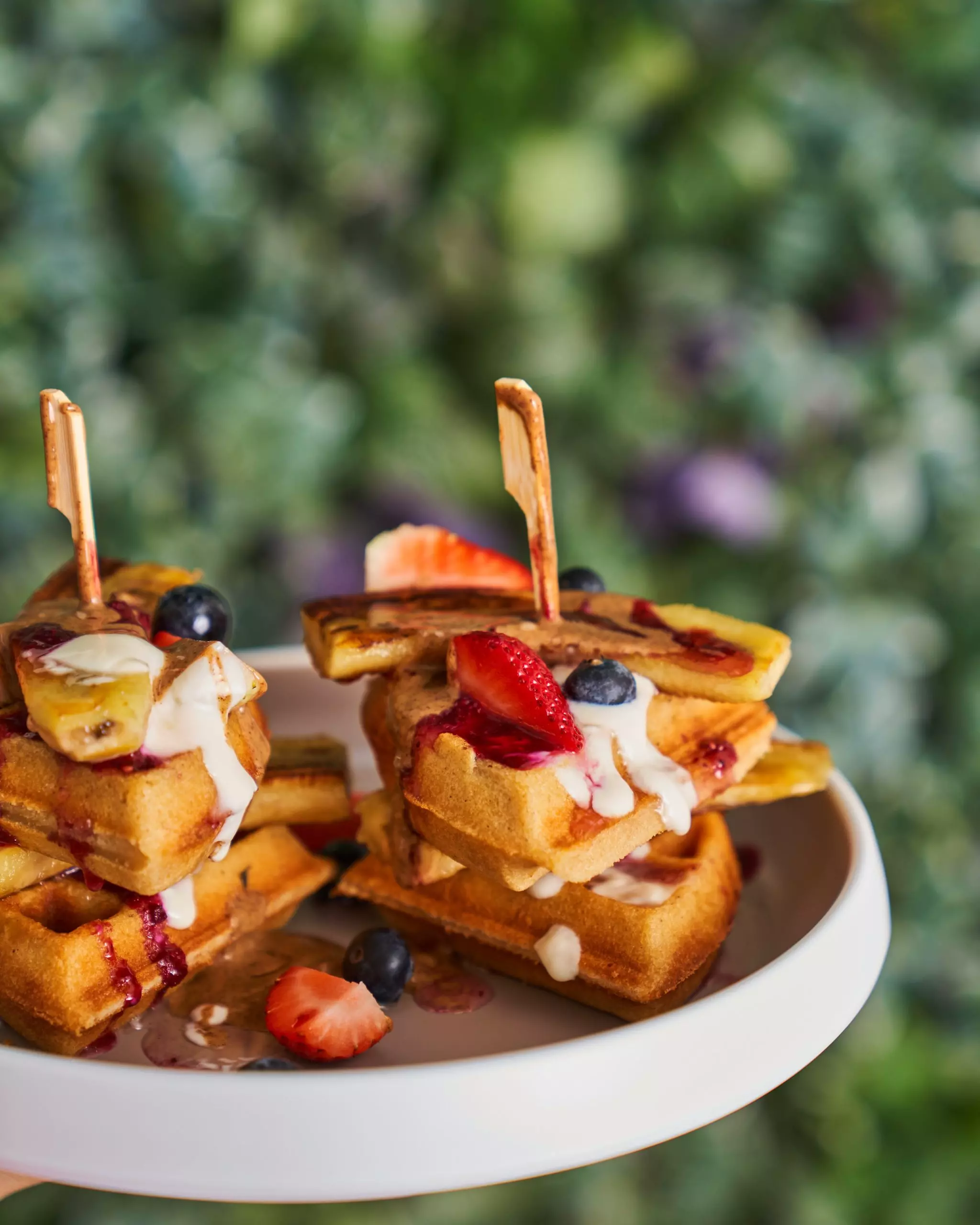 Kin Vegan Waffles  At Kin Cafe In London