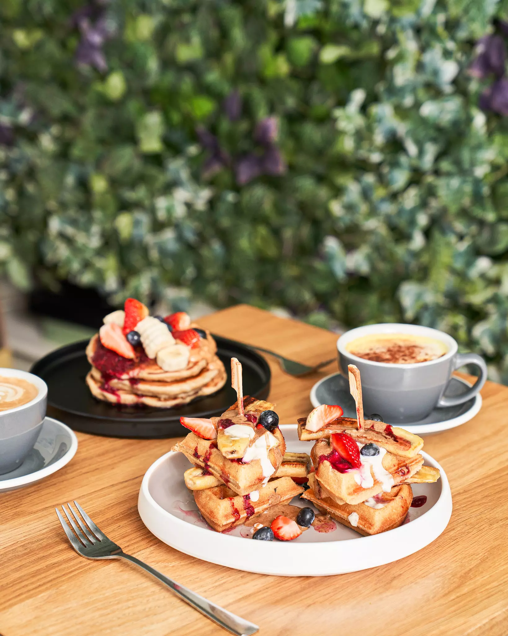 Kin Vegan Waffles  At Kin Cafe In London