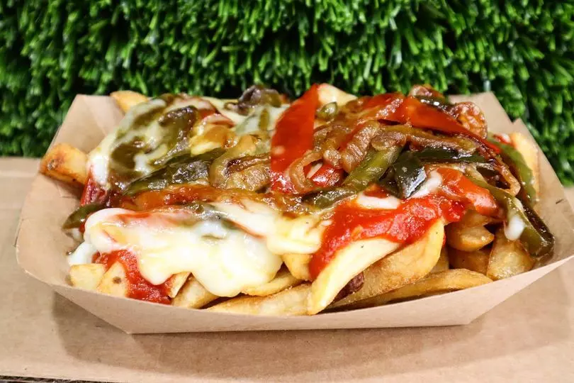french fries At Marty's V Burger - Kips Bay In New York City